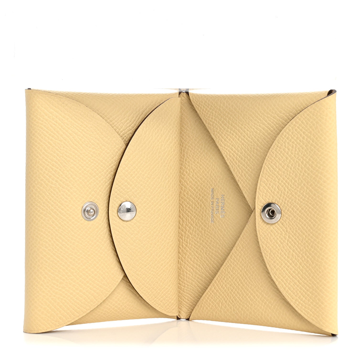 Hermes Epsom Calvi Duo Card Case Parchemin 5 of 8