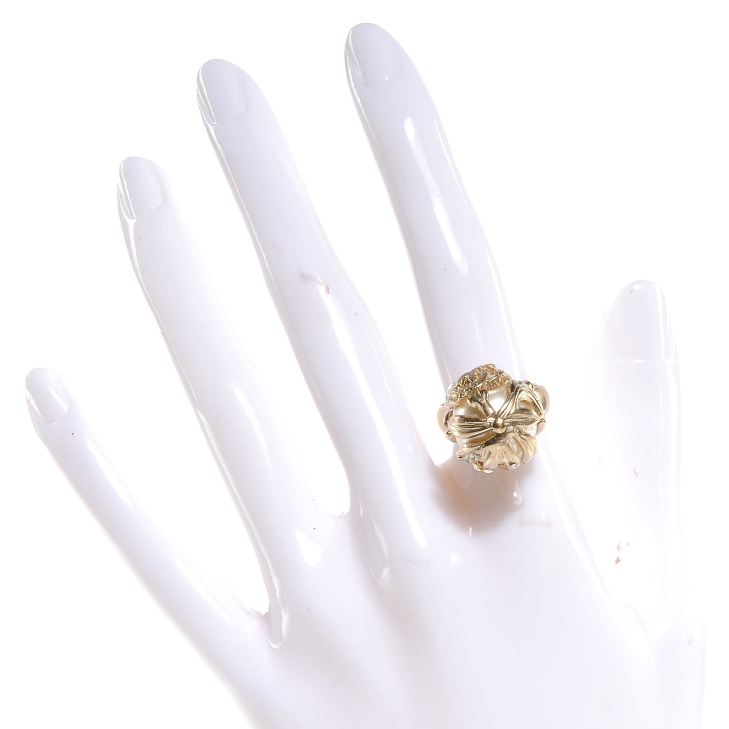 Pearl CC Ring Gold 6.5