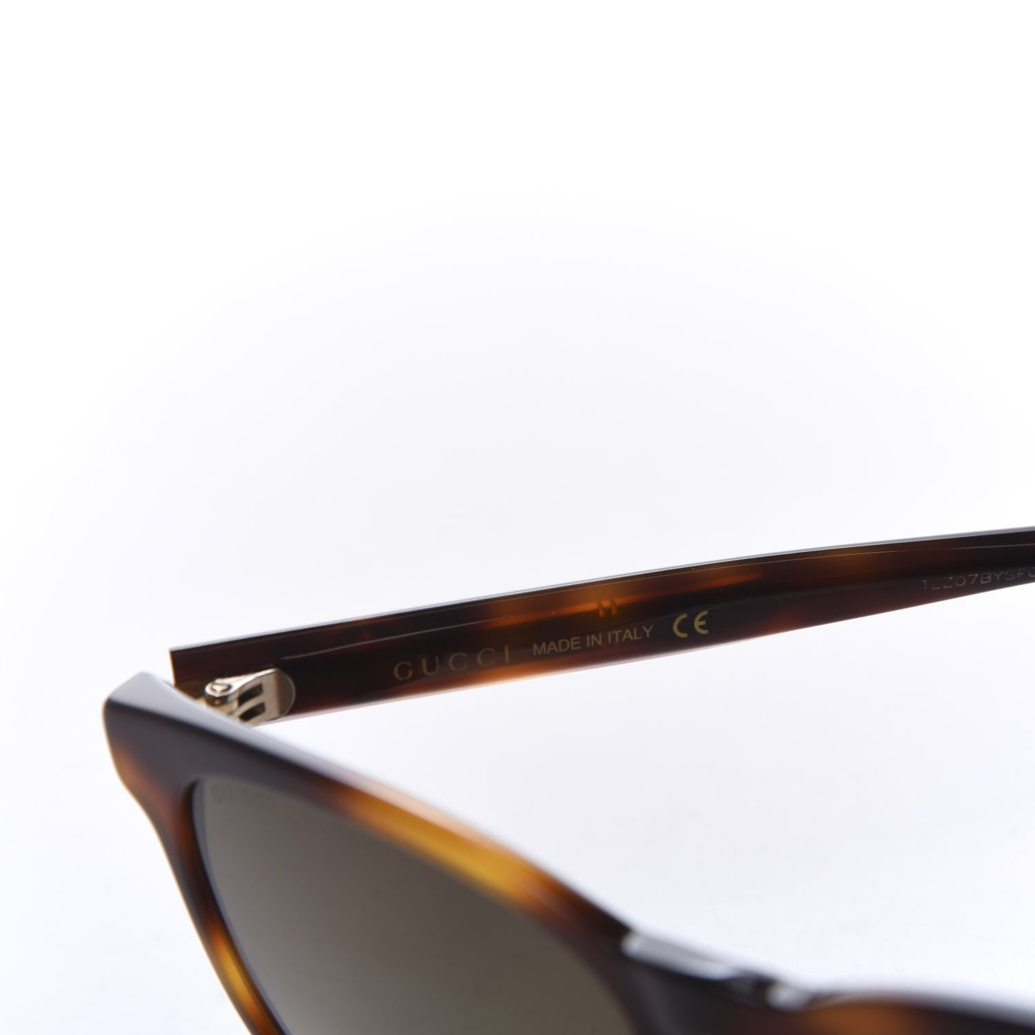 Gucci Round Frame Star Sunglasses GG0232SK Tortoiseshell 6 of 8