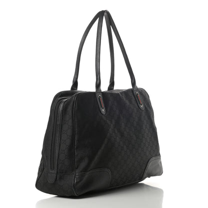 Gucci Monogram Large Princy Duffle Bag Black 5 of 16
