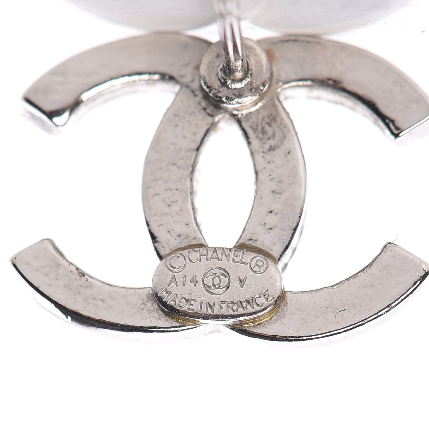 Crystal Timeless CC Earrings Silver