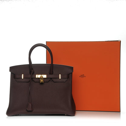 Hermes Togo Birkin 35 Bordeaux 27 of 27