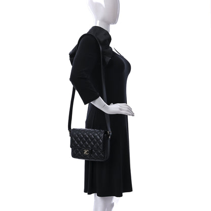 Chanel Calfskin Quilted Bolero De Chanel Flap Bag Black 2 of 14
