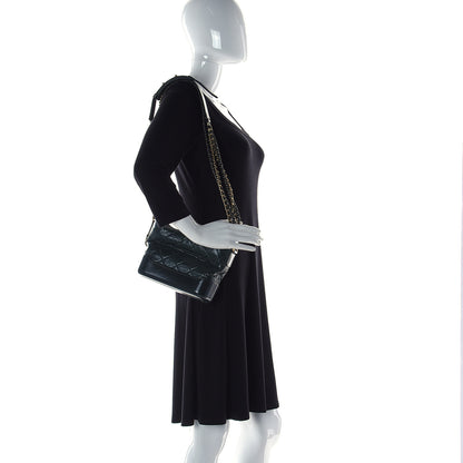 Chanel Aged Calfskin Quilted Small Gabrielle Hobo Dark Green 3 of 13