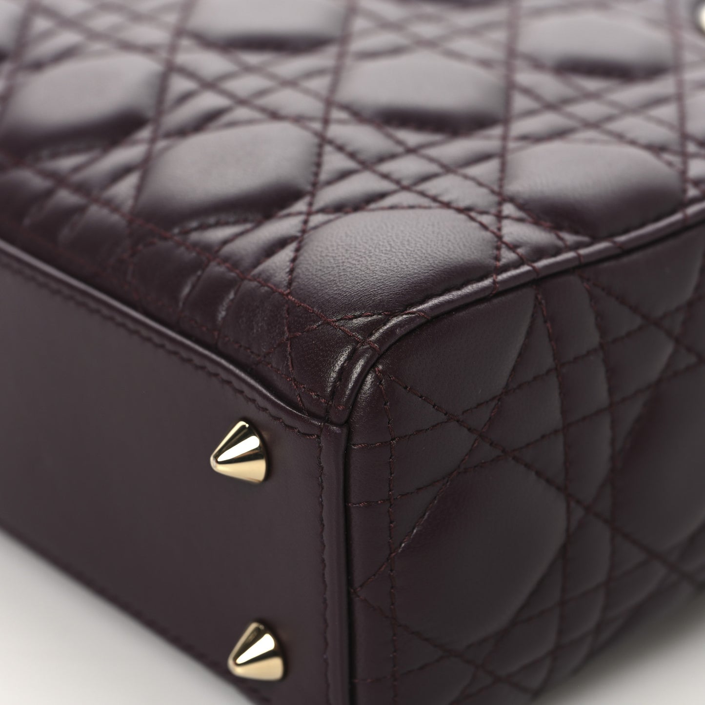 Lambskin Cannage Small My ABCDior My Lady Dior Deep Amaranth