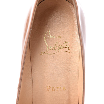 Christian Louboutin Patent Pigalle 120 Pumps 37.5 Nude 8 of 10