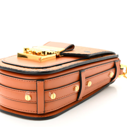 MCM Visetos Mini Patricia Crossbody Pouch Cognac 9 of 9