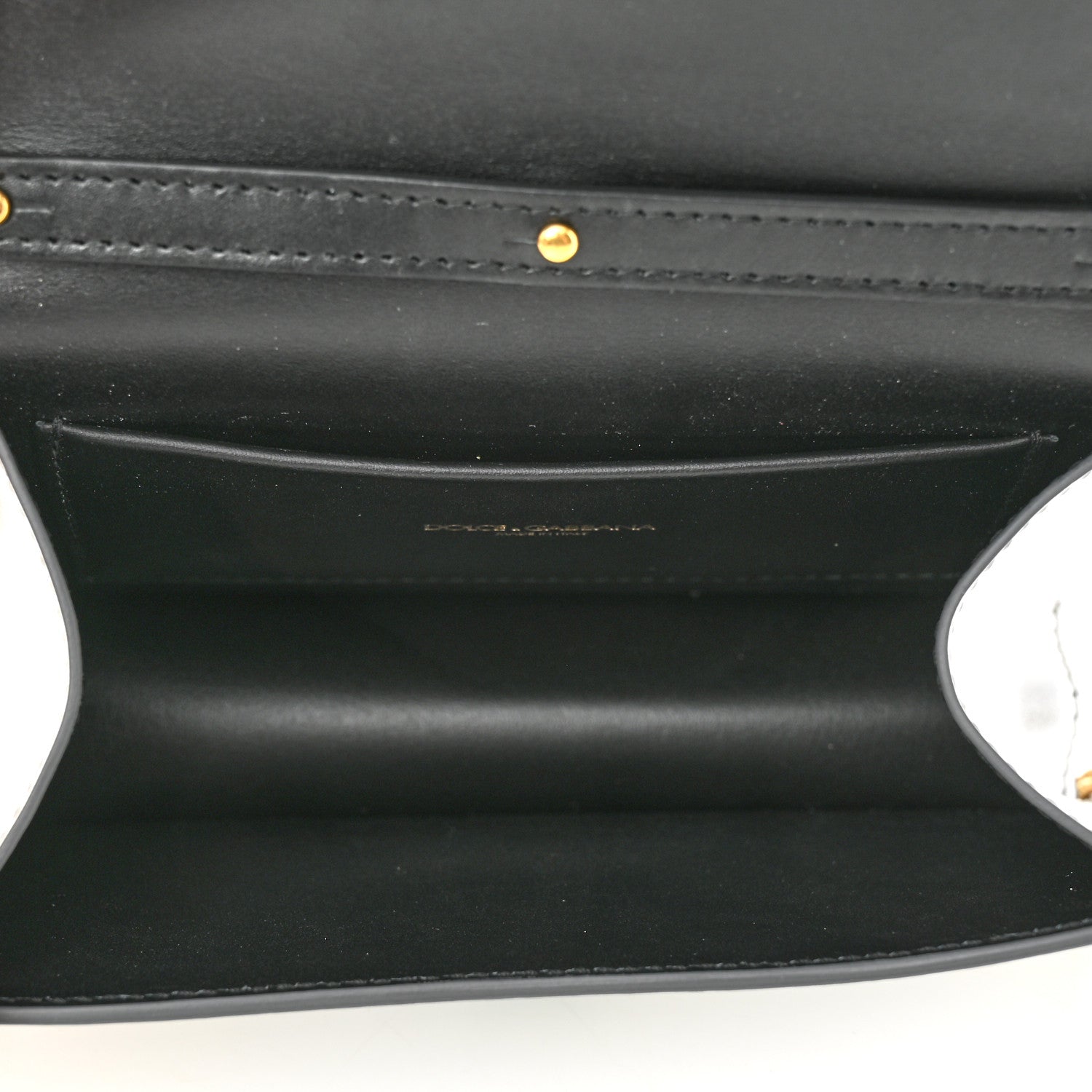 Dolce & Gabbana Metallic Nappa Small Devotion Top Handle Bag Silver 5 of 9