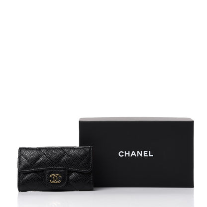 Chanel Caviar Quilted 6 Key Holder Black 9 of 9