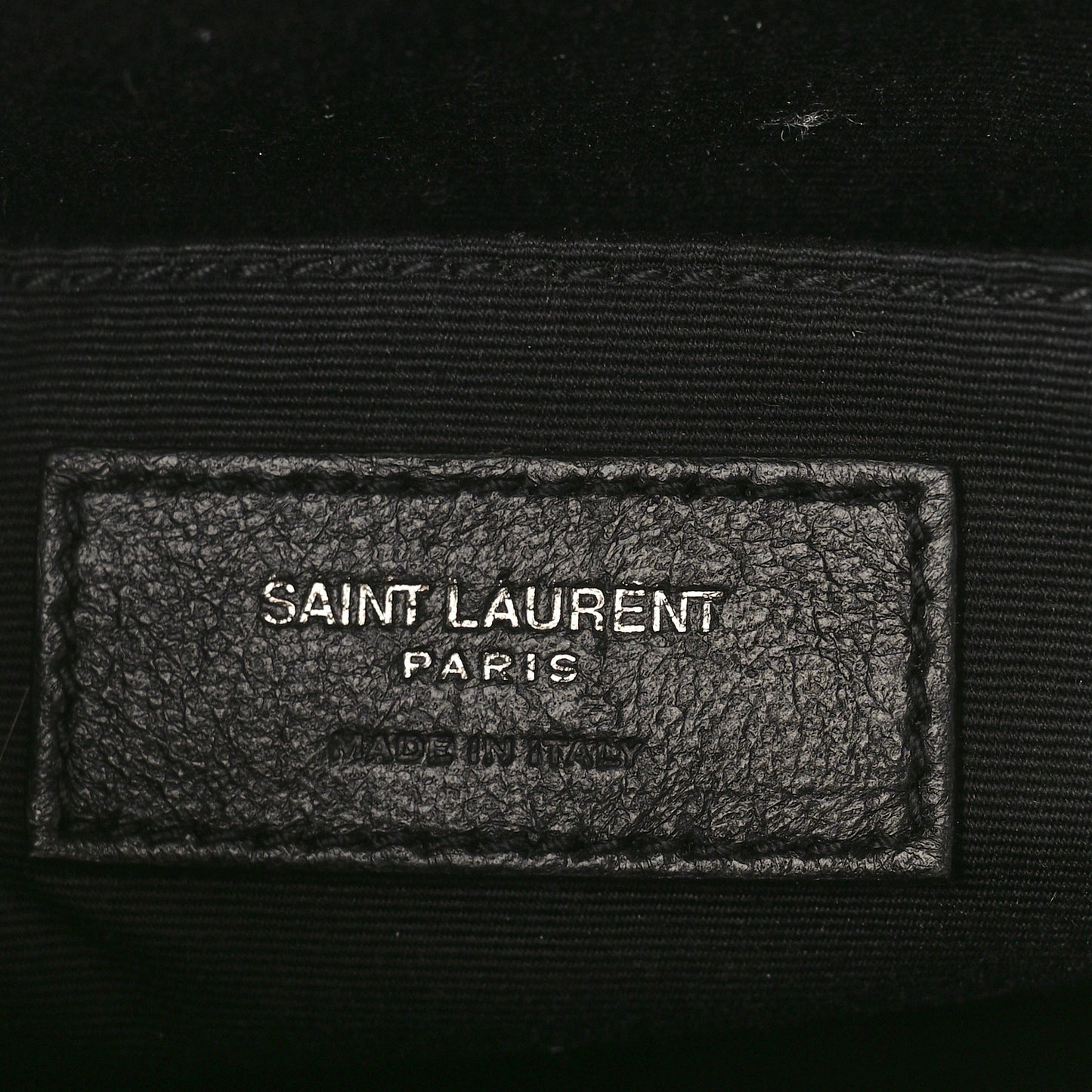 Calfskin Matelasse Monogram Monochrome Lou Camera Bag Black