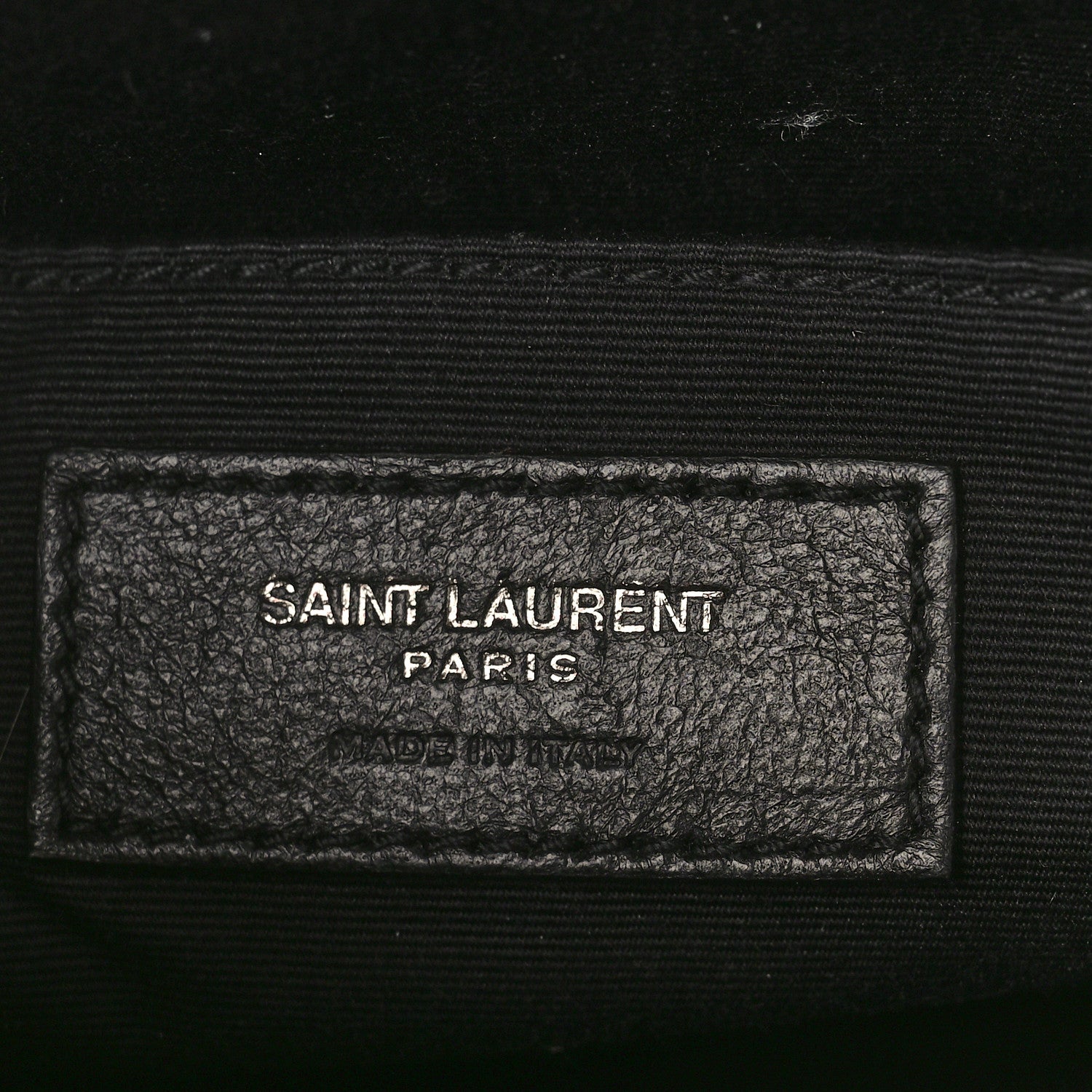 Saint Laurent Calfskin Matelasse Monogram Monochrome Lou Camera Bag Black 6 of 8