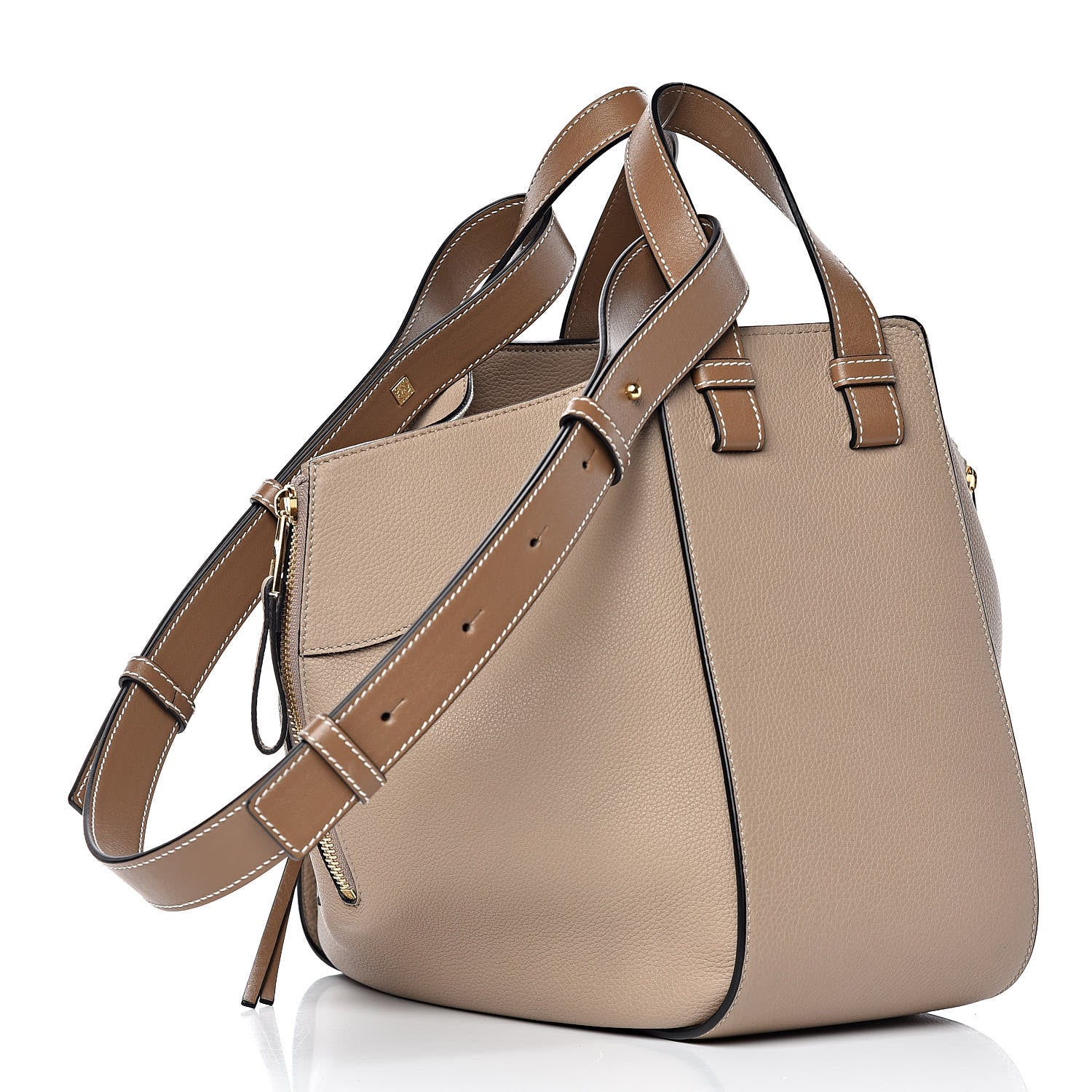 Loewe Calfskin Small Hammock Shoulder Bag Sand Mink 3 of 11