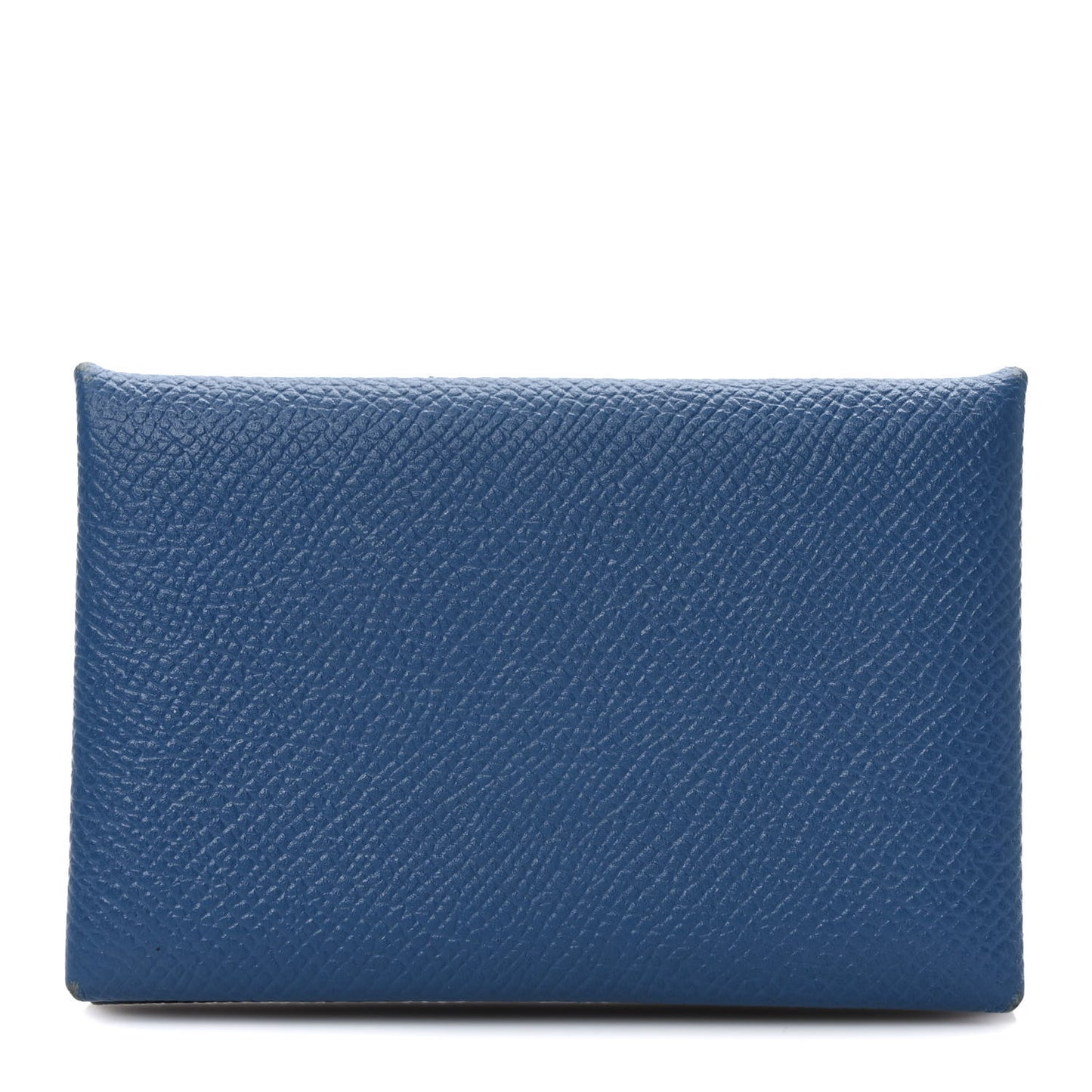 Epsom Calvi Card Case Bleu Saphir