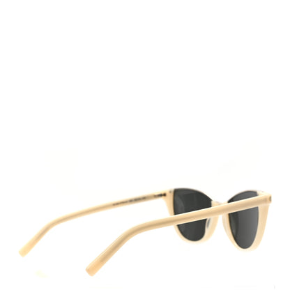 Saint Laurent Rimless Top Cat Eye Stella SL368 Sunglasses Beige Black 4 of 6