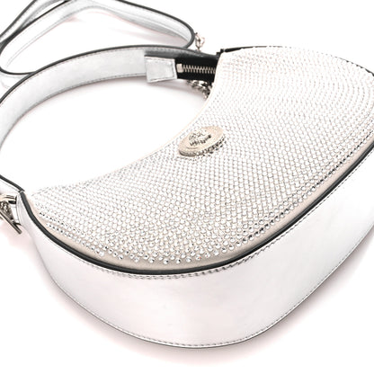 Versace Crystal La Medusa Hobo Silver 10 of 11