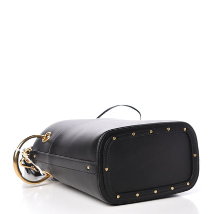 Chloe Smooth Calfskin Small Roy Bucket Bag Black 4 of 10