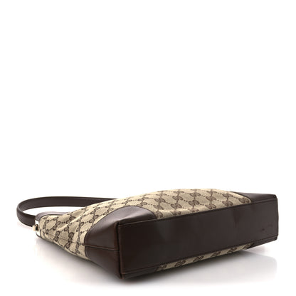 Gucci Monogram Hobo Dark Brown 3 of 14
