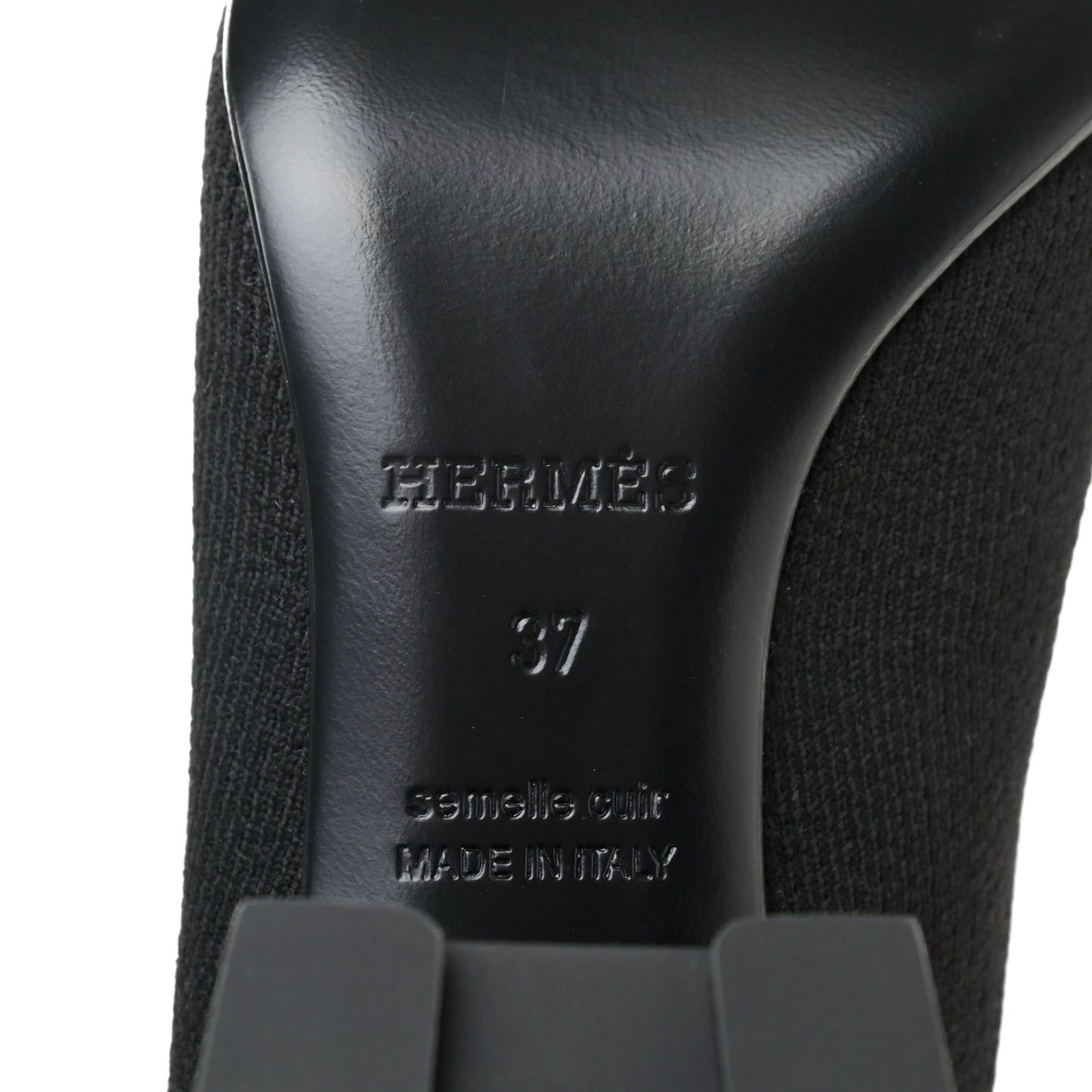 Knit Calfskin Volver Ankle Boots 37 Black