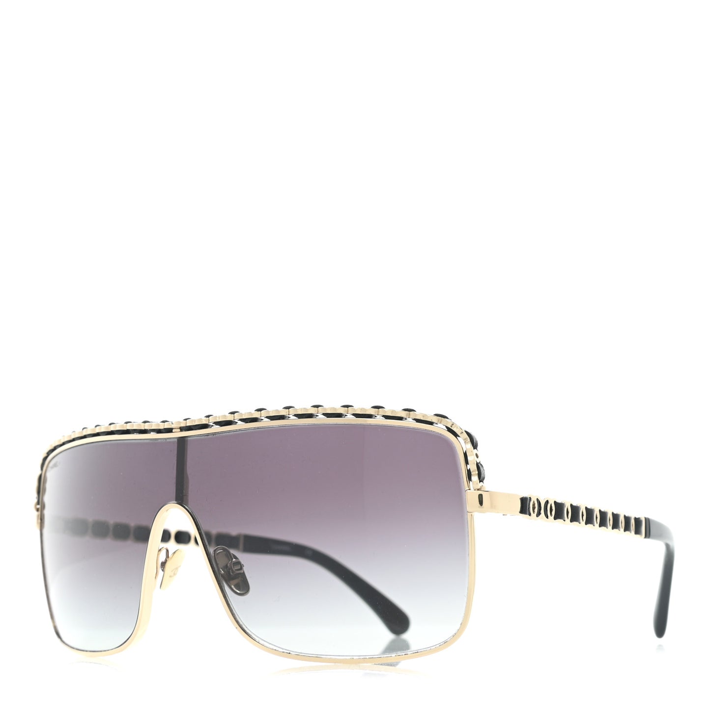 Metal Shield Sunglasses 71368 Grey