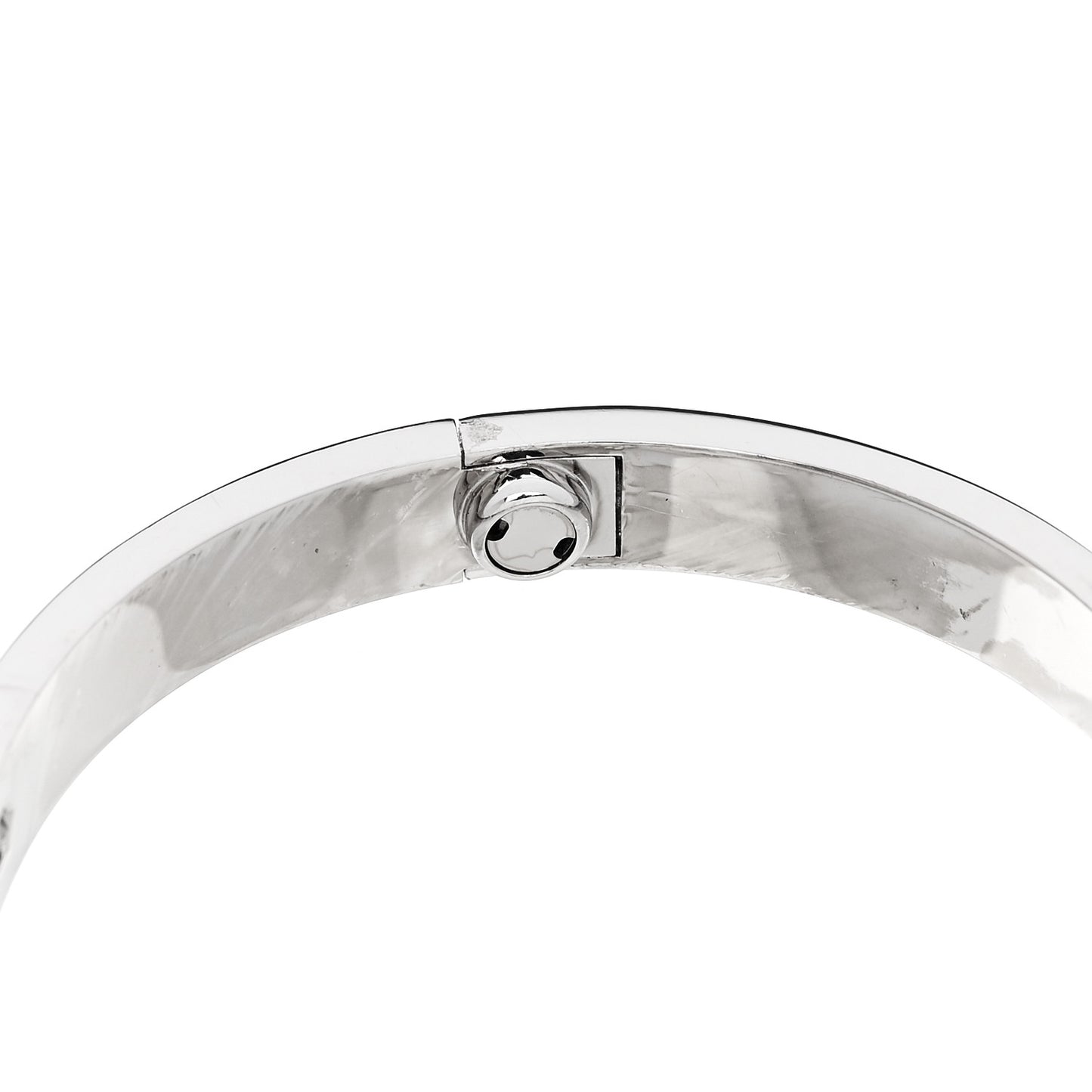 18K White Gold 4 Diamond LOVE Bracelet 16