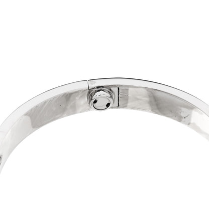 Cartier 18K White Gold 4 Diamond LOVE Bracelet 16 8 of 9