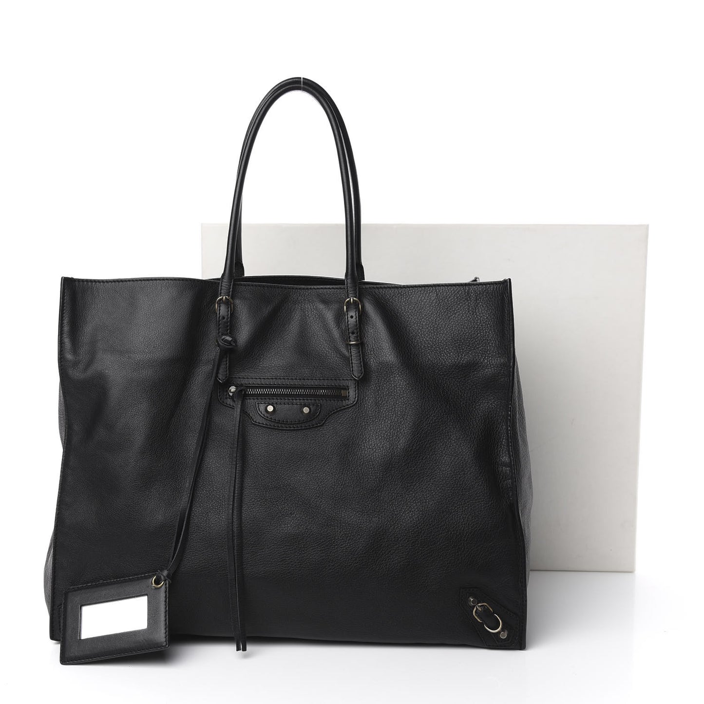 Veau Papier A4 Tote Black