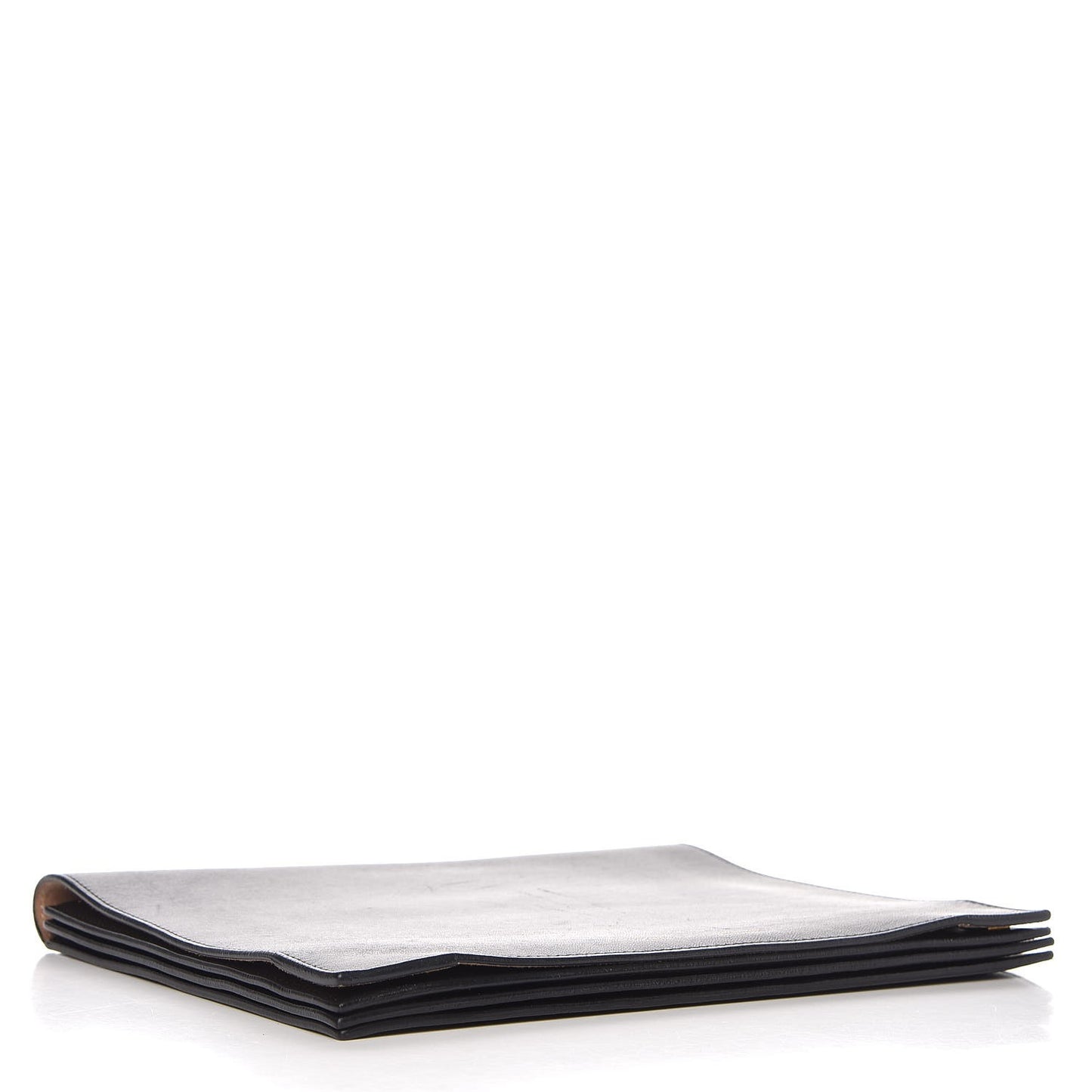 Smooth Lambskin iPad Folio Clutch Black