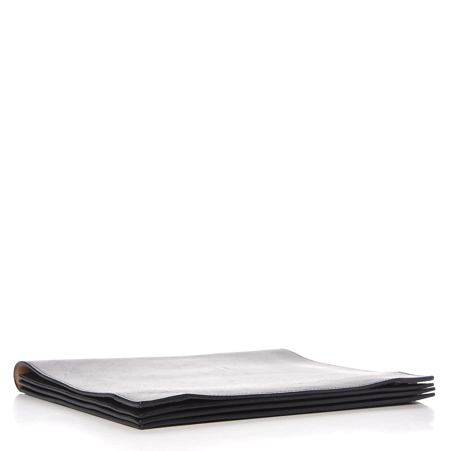 Celine Smooth Lambskin iPad Folio Clutch Black 4 of 15