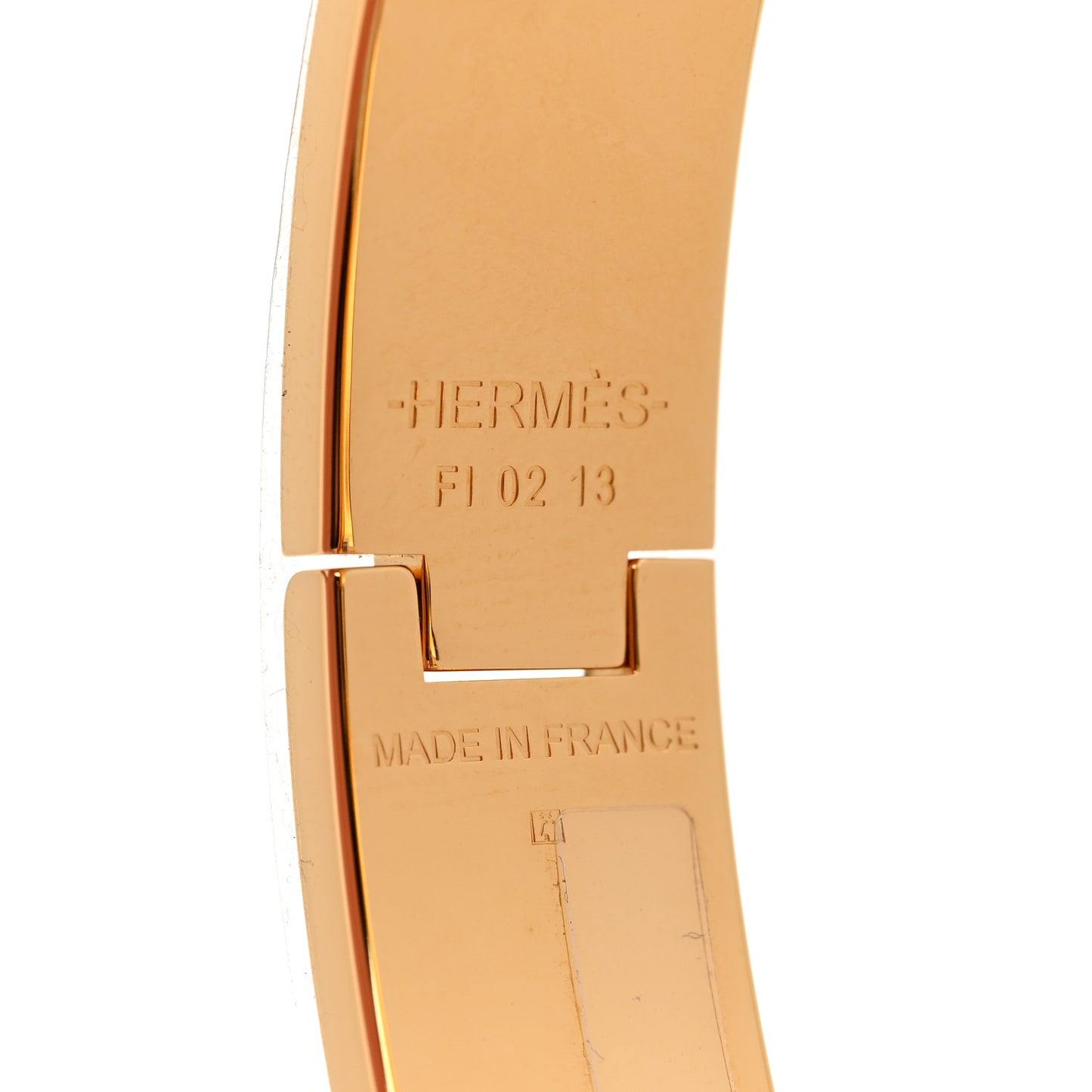 Enamel Narrow Clic Clac H Bracelet PM Aqua