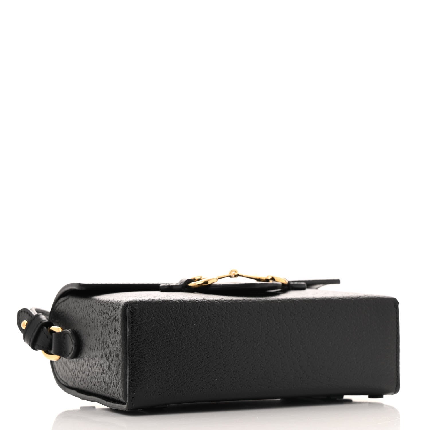 Gucci Calfskin Horsebit 1955 Shoulder Bag Black 4 of 11