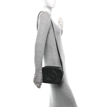 Gucci Pebbled Calfskin Small Soho Disco Bag Black 2 of 11