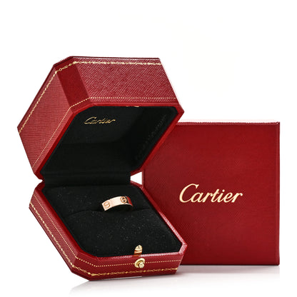 Cartier 18K Pink Gold 5.5mm LOVE Ring 53 6.5 5 of 5