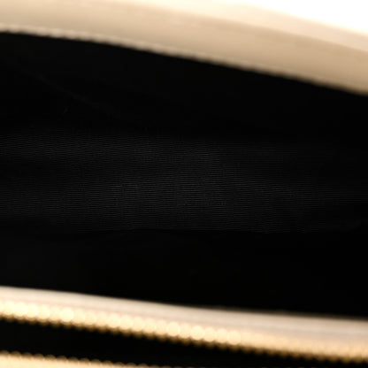 Saint Laurent Sheepskin Matelasse Chevron Monogram Medium College Bag Crema Soft 5 of 11