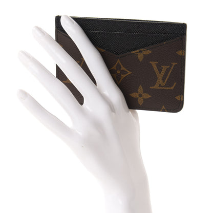 Louis Vuitton Monogram Macassar Neo Porte-Cartes Card Holder 2 of 8