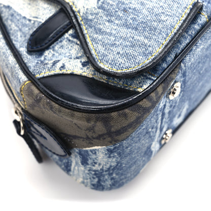 Christian Dior Denim Speedway Mini Saddle Bowler Blue 11 of 12