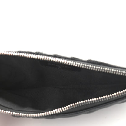 Chanel Caviar Quilted Boy Flat Wallet Pouch Black 5 of 7