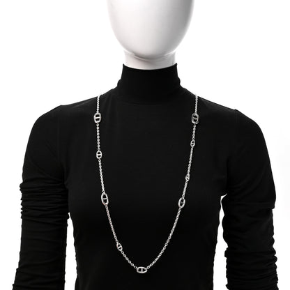 Hermes Sterling Silver Farandole Necklace 120 2 of 6