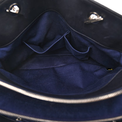 Chanel Lambskin Quilted Shoulder Bag Navy Blue 5 of 11