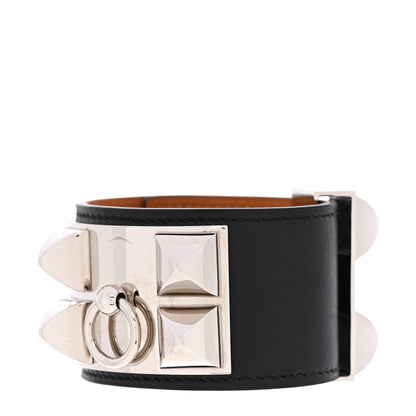Hermes Box Collier De Chien CDC Bracelet S Black 1 of 6