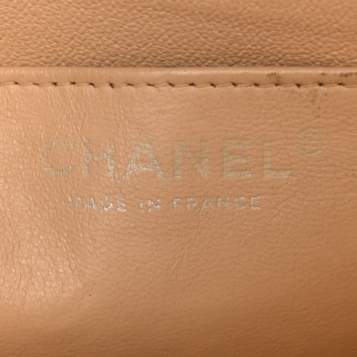 Chanel Caviar Quilted Jumbo Single Flap Beige Clair 6 of 10