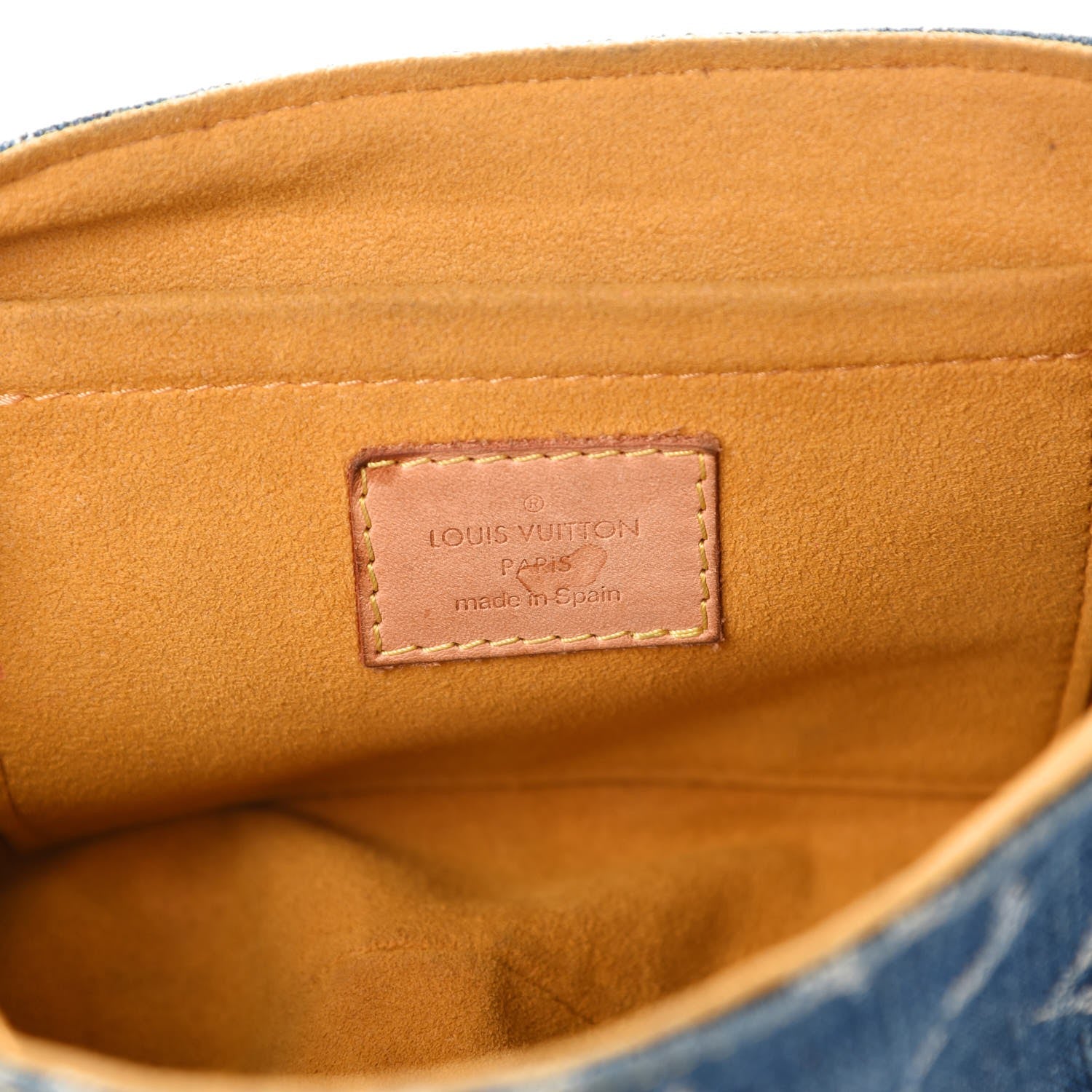 Louis Vuitton Monogram Denim Mini Pleaty Blue 7 of 9