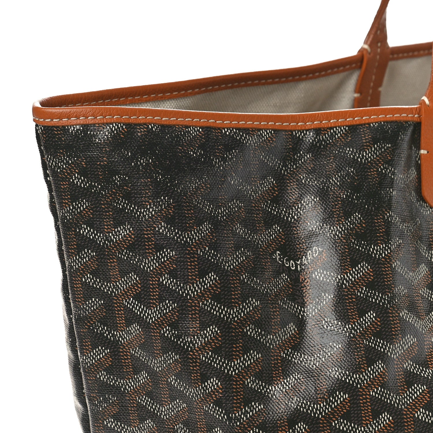 Goyard Goyardine Saint Louis GM Black Gold 9 of 10
