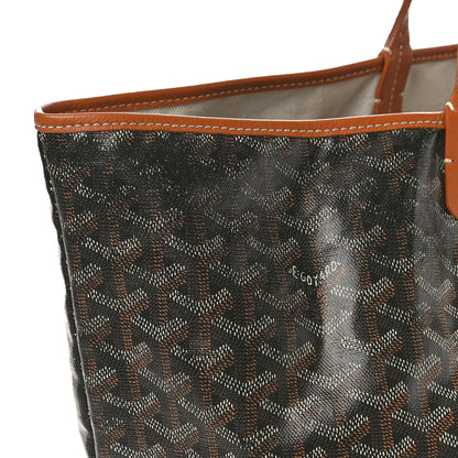 Goyard Goyardine Saint Louis GM Black Gold 9 of 10