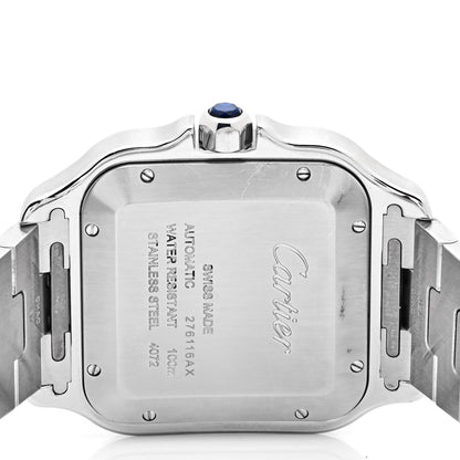 Cartier Stainless Steel 18K Yellow Gold 39.8mm Santos De Cartier Automatic Watch 4 of 6