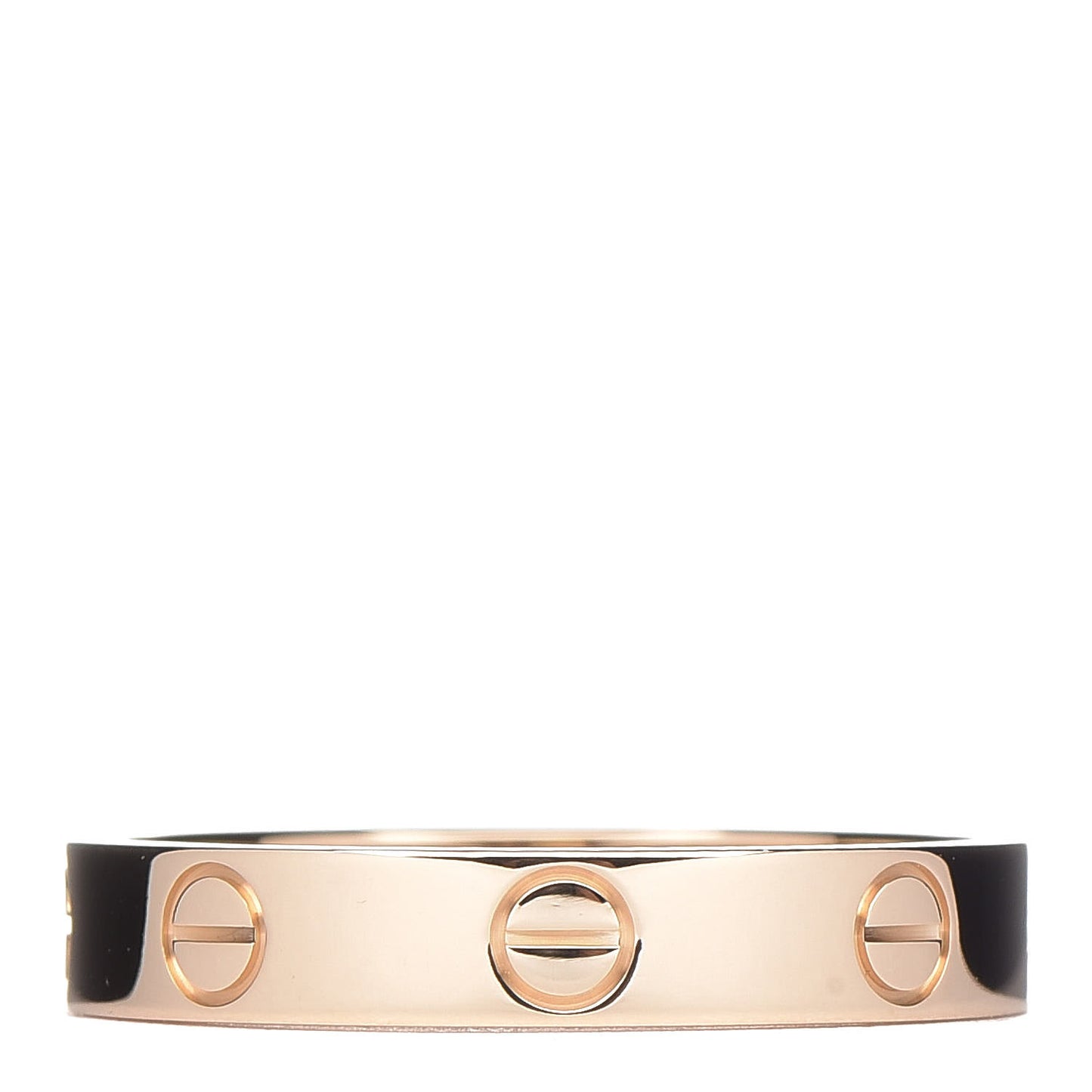18K Yellow Gold 3.5mm LOVE Wedding Band Ring 55 7.25