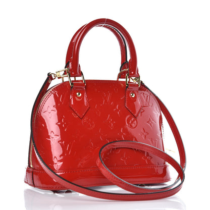 Louis Vuitton Vernis Alma BB Cherry 3 of 8