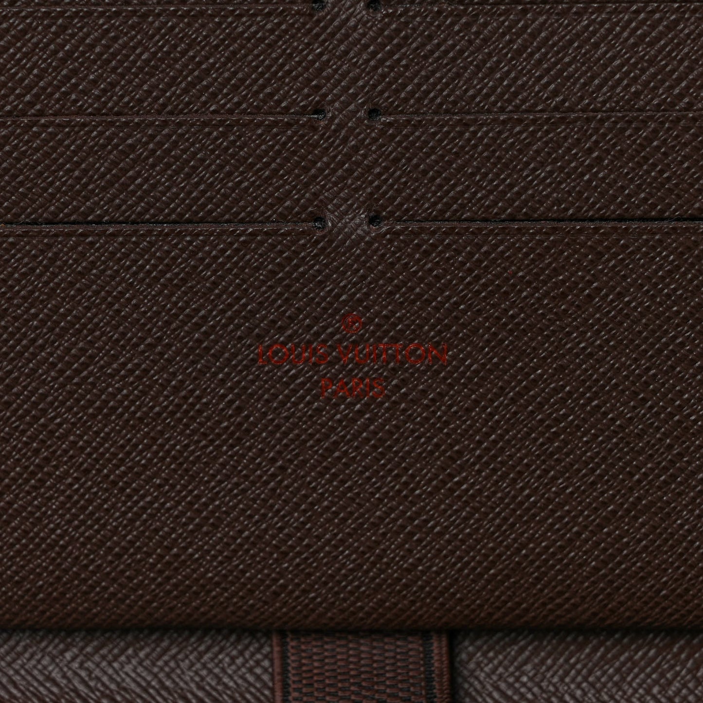 Damier Ebene Zippy Organizer Wallet