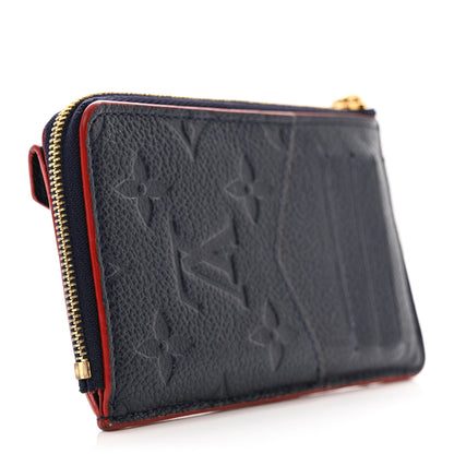 Louis Vuitton Empreinte Recto Verso Card Holder Marine Rouge 3 of 8