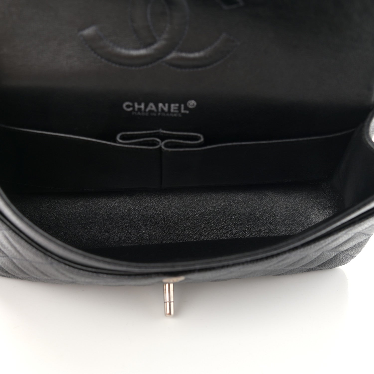 Chanel Caviar Quilted Medium Double Flap Black 5 of 10