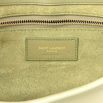 Saint Laurent Smooth Calfskin Le 5 A 7 Hobo Pistache 6 of 14